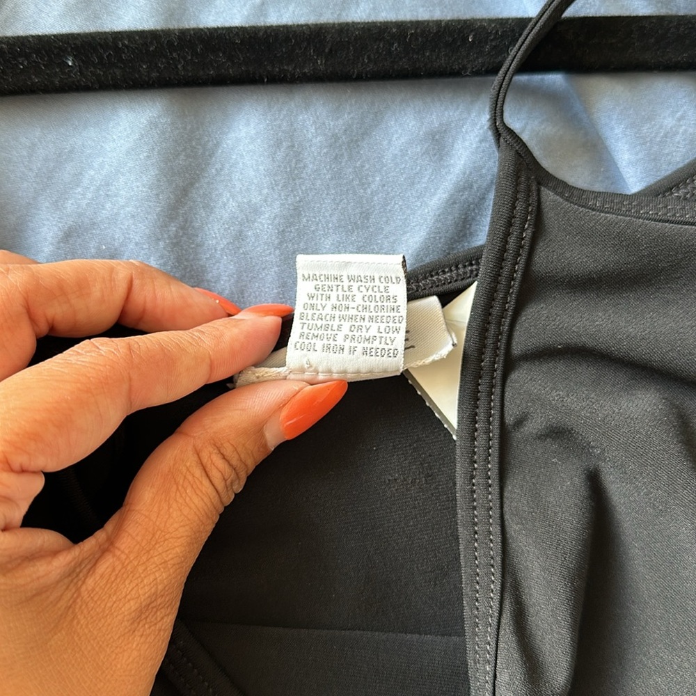 Avenue Upscale Basic Black Polyester Cami Size 18… - image 6